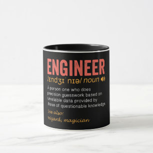 Definition des "Funny Engineer" Tasse