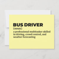 Definition des "Funny School Transport Driver"