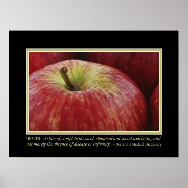 Definition des Gesundheitspatents Poster (Vorne)