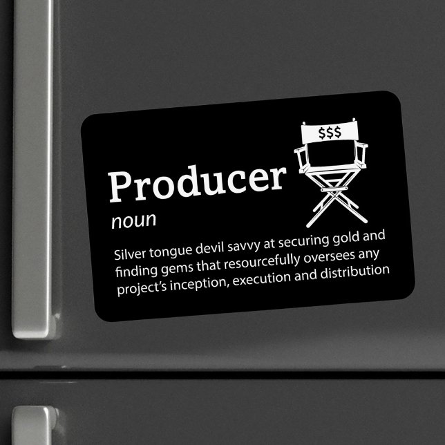 Definition des Herstellers - Filmmacher 4" x 6" Fl Magnet (Von Creator hochgeladen)