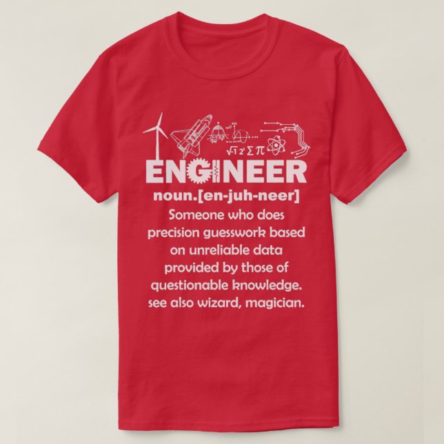 Definition des Ingenieurs T-Shirt (Design vorne)