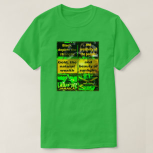 Definition des Jamaika Colors Designer Modernes Sh T-Shirt