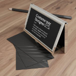 Definition des Kostümdesigners - Filmbesetzung Visitenkarten Dose<br><div class="desc">Mit diesem eleganten Visitenkarten-Holder feiern Sie vom Zeitalter bis zu den fantastischen Realms den Kostümzauberer. Als Kostümdesigner ist Ihr Stil tadellos - lassen Sie Ihre Visitenkarten dieselbe Kreativität widerspiegeln.</div>