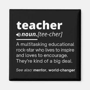 Definition des Lehrers - Funny Teaching School Tea Magnet