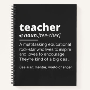 Definition des Lehrers - Funny Teaching School Tea Notizbuch