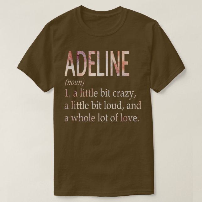 Definition des Mädchennamens T-Shirt (Design vorne)