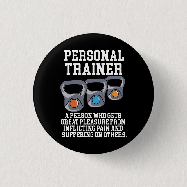 Definition des Personal Trainers Button (Vorderseite)