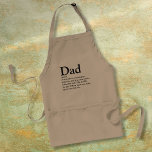 Definition des Personalisierten Vaters Schürze<br><div class="desc">Personalisieren Sie für Ihren besonderen Vater,  Papa oder Vater,  um ein einzigartiges Geschenk für den Vatertag,  Geburtstage,  Weihnachten oder jeden Tag,  den Sie gewollt haben,  zu zeigen,  wie viel er Ihnen bedeutet. Eine perfekte Art,  ihm zu zeigen,  wie phantastisch er jeden Tag ist. Entwickelt von Thisisnotme©</div>