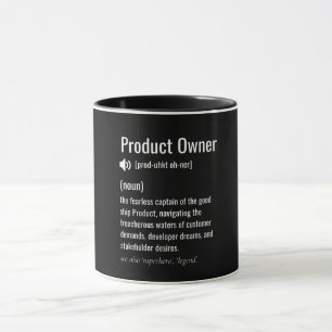 Definition des Produkteigentümers Tasse