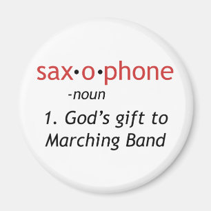Definition des Saxophons Magnet