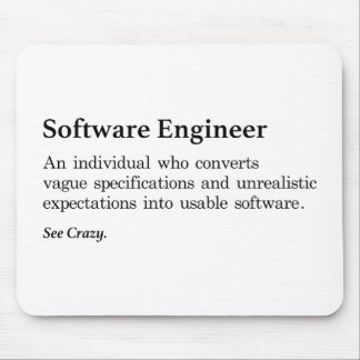 Definition des Softwareentwicklers Mousepad