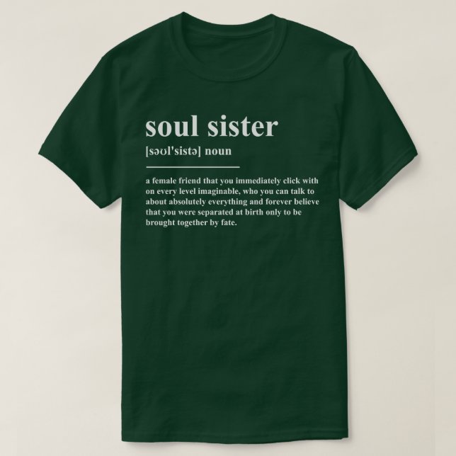 Definition des Souls T-Shirt (Design vorne)