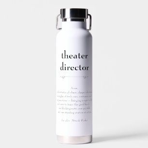 Definition des Theaterdirektors Vielen Dank Trinkflasche