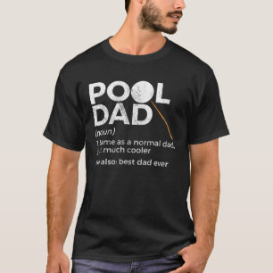 Definition des Vaters Billard Der beste Vater alle T-Shirt