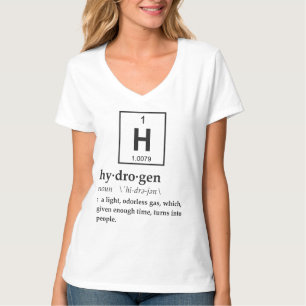 Definition des Wasserstoffs T-Shirt