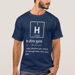 Definition des Wasserstoffs T-Shirt