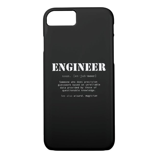 Definition des Wörterbuchs "Funny Engineer" Case-Mate iPhone Hülle (Rückseite)
