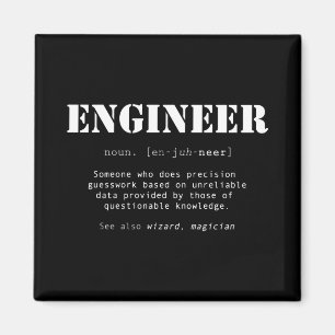 Definition des Wörterbuchs "Funny Engineer" Magnet