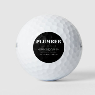 Definition des Wörterbuchs "Funny Plumber" Golfball
