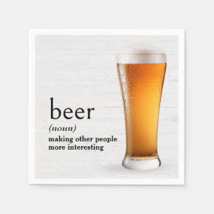 Definition des Wörterbuchs für BIER Serviette