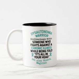 Definition Dysautonomie Krieger Zweifarbige Tasse
