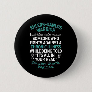 Definition Eds Warrior Syndrome Awareness Button