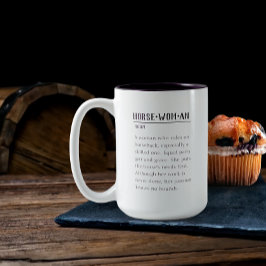 Definition einer Tasse für Pferde