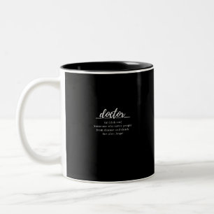 Definition eines Arztes Zweifarbige Tasse