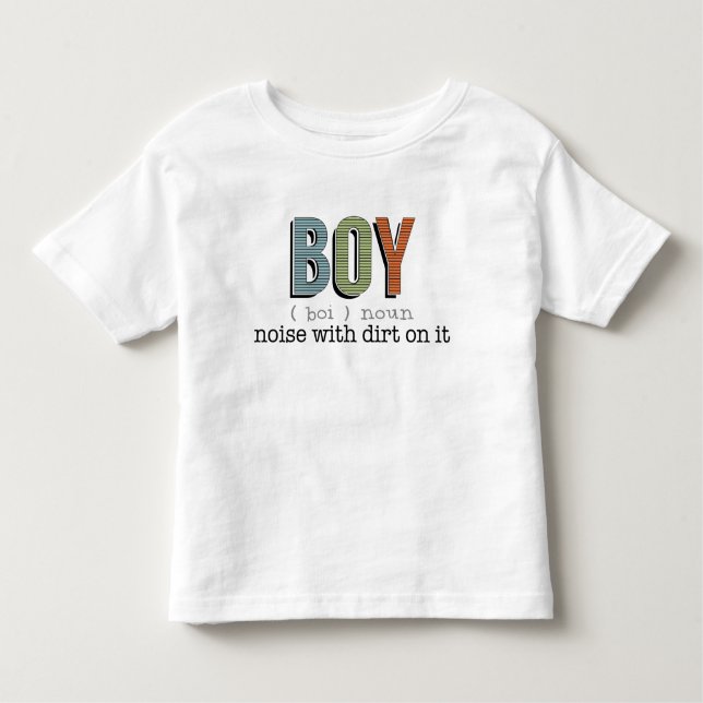 Definition eines Boy Funny T - Shirt (Vorderseite)
