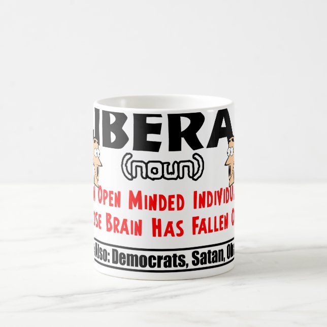 Definition eines Liberalen Kaffeetasse (Mittel)