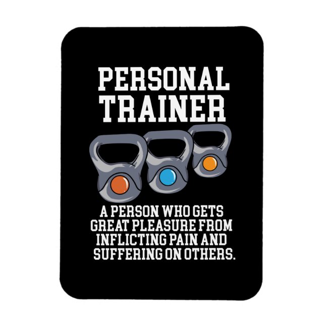 Definition eines Personal Trainers Magnet (Vertikal)