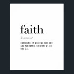 Definition Faith Poster<br><div class="desc">Definition Faith</div>