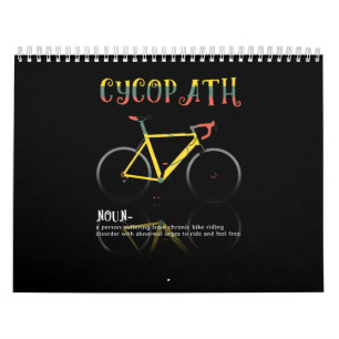 Definition Funny Cycling Addict Geschenk für Kalender