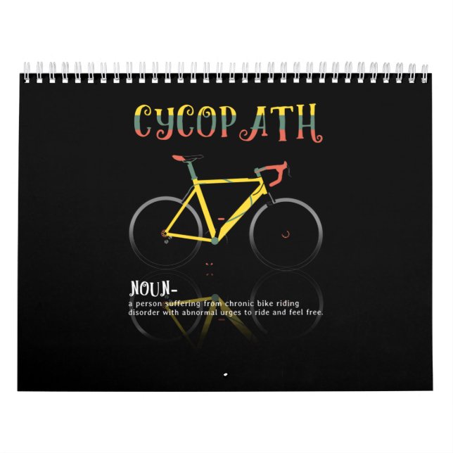 Definition Funny Cycling Addict Geschenk für Kalender (Titelbild)
