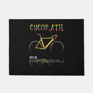 Definition Funny Cycling Addict Geschenk für Radf Fußmatte