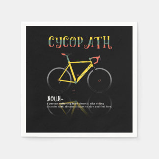 Definition Funny Cycling Addict Geschenk für Serviette