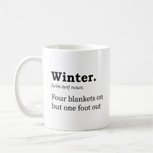 Definition für den Winter Kaffeetasse