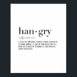 Definition Hangry Poster<br><div class="desc">Definition Hangry</div>