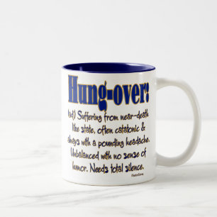 Definition Hung-über Zweifarbige Tasse