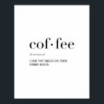 Definition-Kaffee Poster<br><div class="desc">Definition-Kaffee</div>