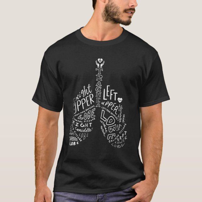 Definition Lung Anatomy Respiratory Therapist Nurs T-Shirt (Vorderseite)