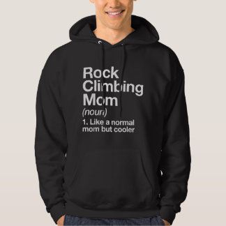 Definition Lustige Sportart Mutter Klettern Hoodie