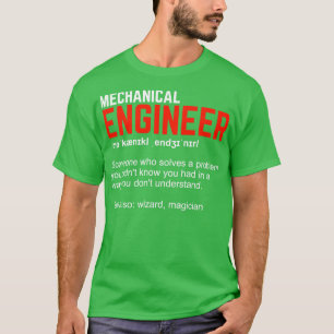 Definition Maschinenbau-Ingenieur Engineering Gesc T-Shirt