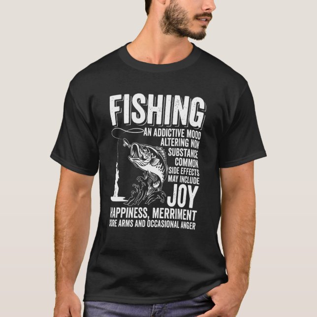 Definition of Fishing   Fishing Fisherman T-Shirt (Vorderseite)