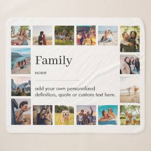 Definition Personalisiert 16 FotoCollage Sherpadecke