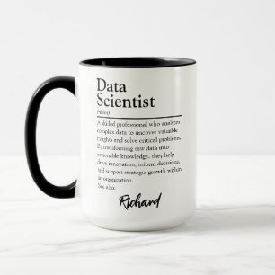 Definition personalisierter Datenwissenschaftler Tasse