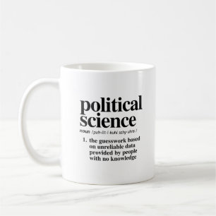 Definition politischer Wissenschaft Kaffeetasse