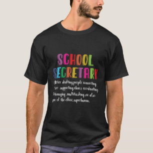 Definition School Secretary Asyl T-Shirt