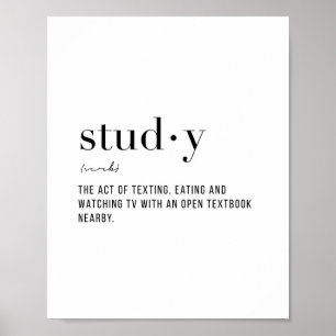 Definition-Studie Poster