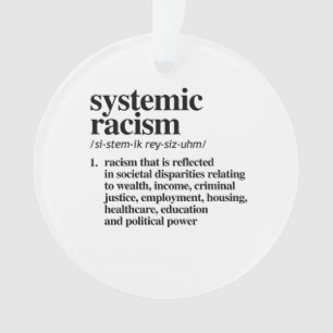 Definition systemischen Rassismus Ornament